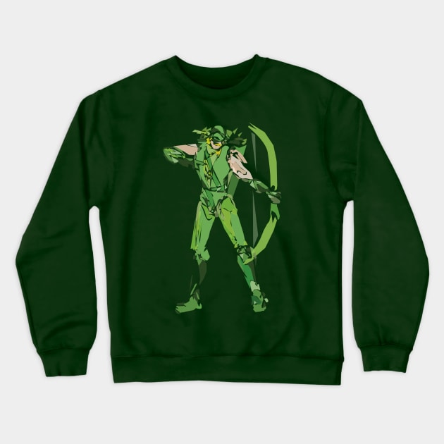 Green Arrow Crewneck Sweatshirt by Newtegan